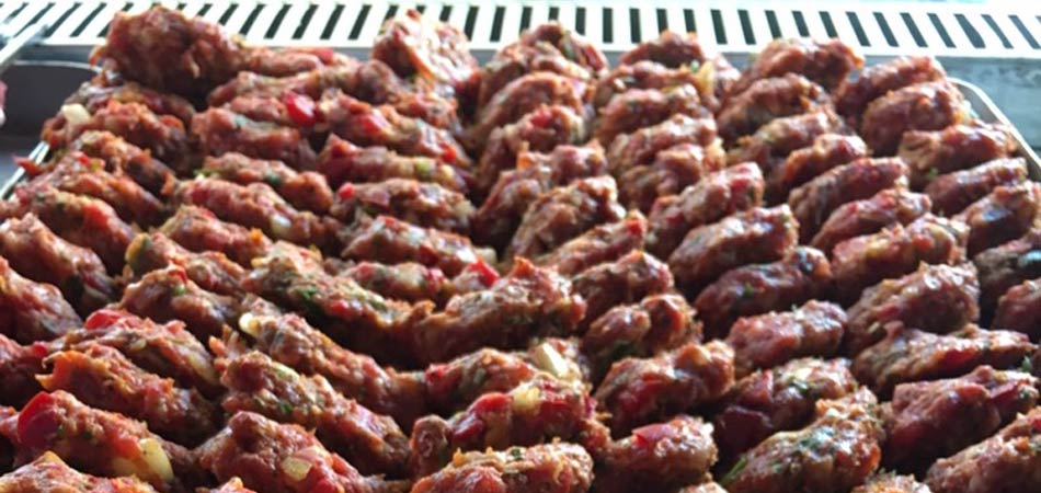Turkish meatballs before they are grilled