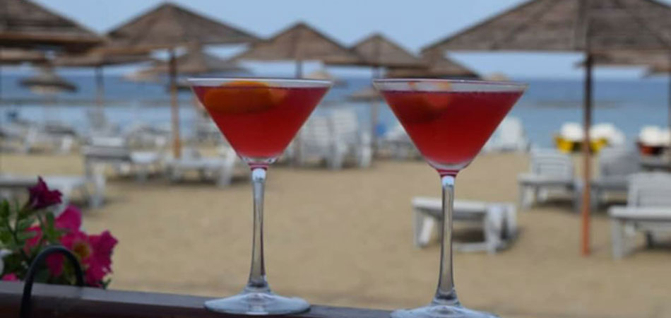 Cocktails on the beach