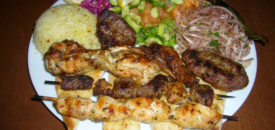 huge plate of mixed grill