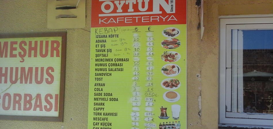 Oytun Kafeterya Restaurant in Famagusta, Cyprus